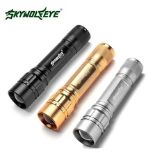 1800LM XPE-Q5 светодиодный фонарик с зумом, мини портативный фонарь, масштабируемый охотничий фонарь, фонарик