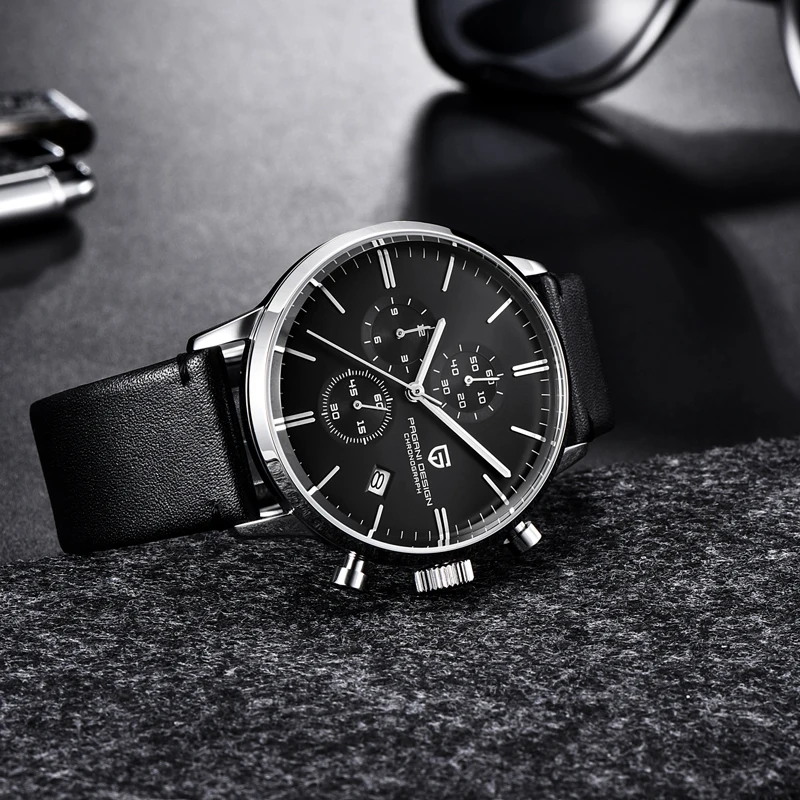 PAGANI DESIGN 2021 New Top Brand Luxury Men's Quartz Watches Men Automatic Date Watch Waterproof Chronograph VK67 Reloj Hombre