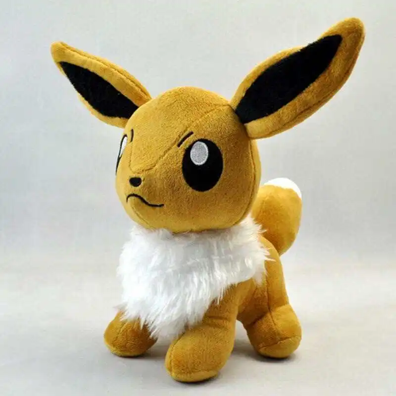 Eevee Мягкие плюшевые куклы Стенд Тип Kawaii Bonecas Игрушка Аниме Коллекция 23 см детский подарок на день рождения