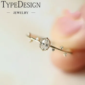 

2 Colors Chic Dainty Cute Women's Fashion Rose Gold Slim Twigs Memorial Dainty Rings Delicate Rings Jewelry Gift Wedding Rings