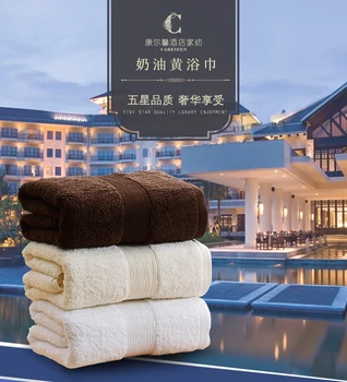 

Cotton Couple Towel Hotel Microfiber Travel Towel Adult Large Thicken Absorbent Wrapped Toalhas De Banho Home Garden EF50BT