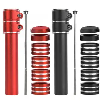 

18cm Bicycle Handlebar Stem Extender Aluminium Alloy Bike Handlebar Raiser Heightening Device Stem Riser Bike Accessories