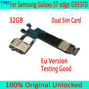 

Europe Version Original Motherboard For Samsung Galaxy S7 edge G935FD 32GB Factory Unlocked MainBoard Dual Sim Card