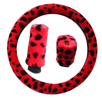 

Read Car Steering Wheel Cover Leopard Universal 38cm Car Steering Wheel Cover Soft Plush Fluffy Skidproof New