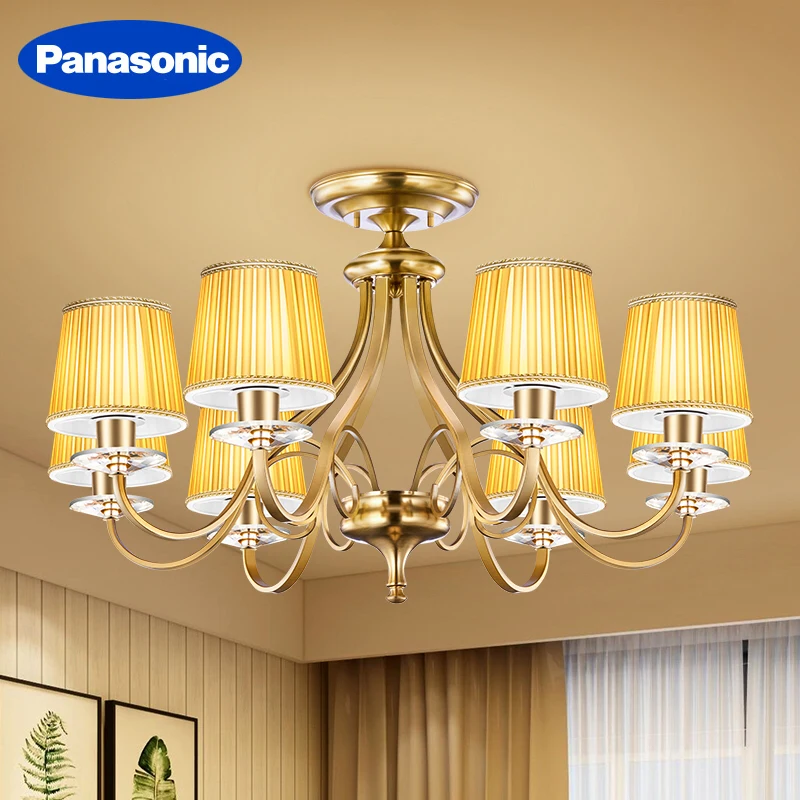 

Panasonic Modern Led Restaurant Pendant Light Flower Lampshade Hang lamp Nordic Suspended Led Pendant Light Bedroom Living Room
