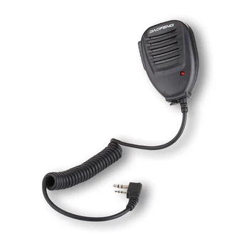 

Baofeng PTT With Light Durable Microphone Speaker For UV-5R BF-888S UV-82 UV-9R Radio New From A Plus Radio Accessories