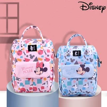 Disney – sac à dos de maternité multifonctionnel pour maman et bébé, à la mode, à grande capacité, imperméable et chauffant, USB