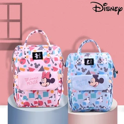Disney – sac à dos de maternité multifonctionnel pour maman et bébé, à la mode, à grande capacité, imperméable et chauffant, USB 