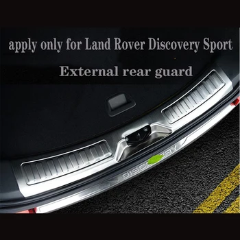 

Stainless Steel Car Rear Bumper Footplate Scuff Sill For Land Rover Discovery Sport 2015 2016 2017 Accessories Car Styling