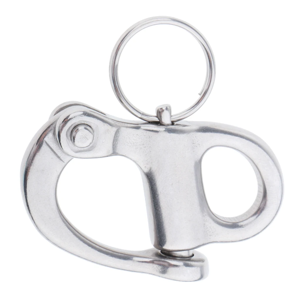 

316 Stainless Steel Shackle Yacht Quick Release Sailing Marine Rigging Clasp Outdoor Tools