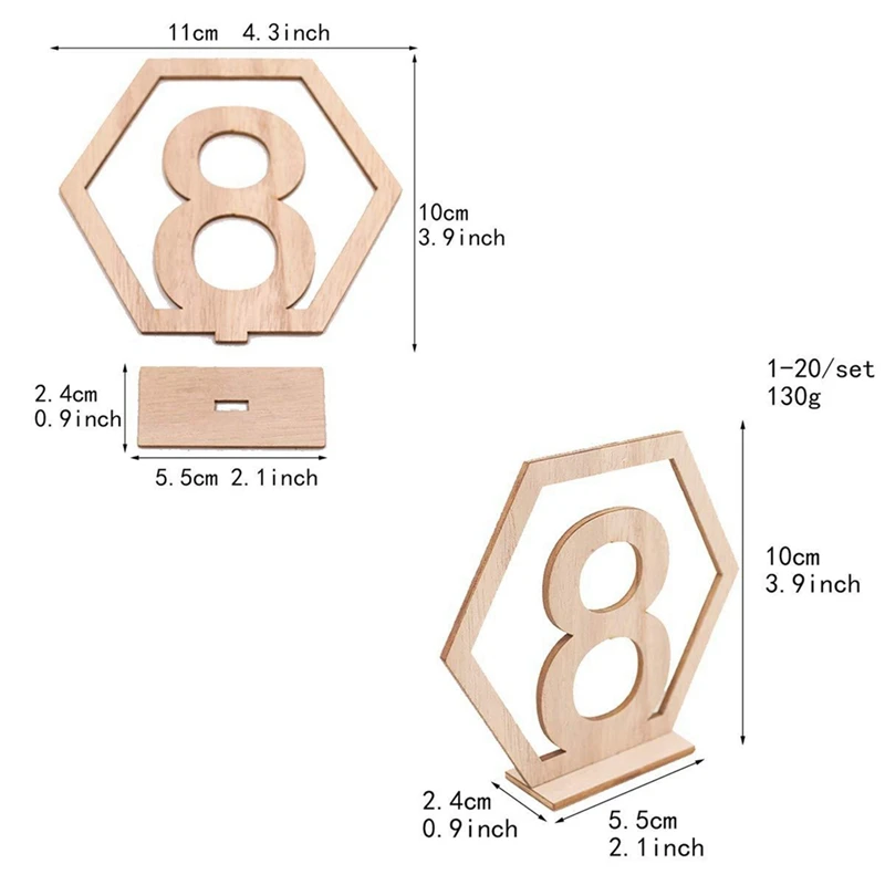 Горячая Стиль Свадебные 10-40 шт./упак. Место Настольный Держатель Номер Деревянные свадебные принадлежности Рисунок карты цифровой сиденье украшения