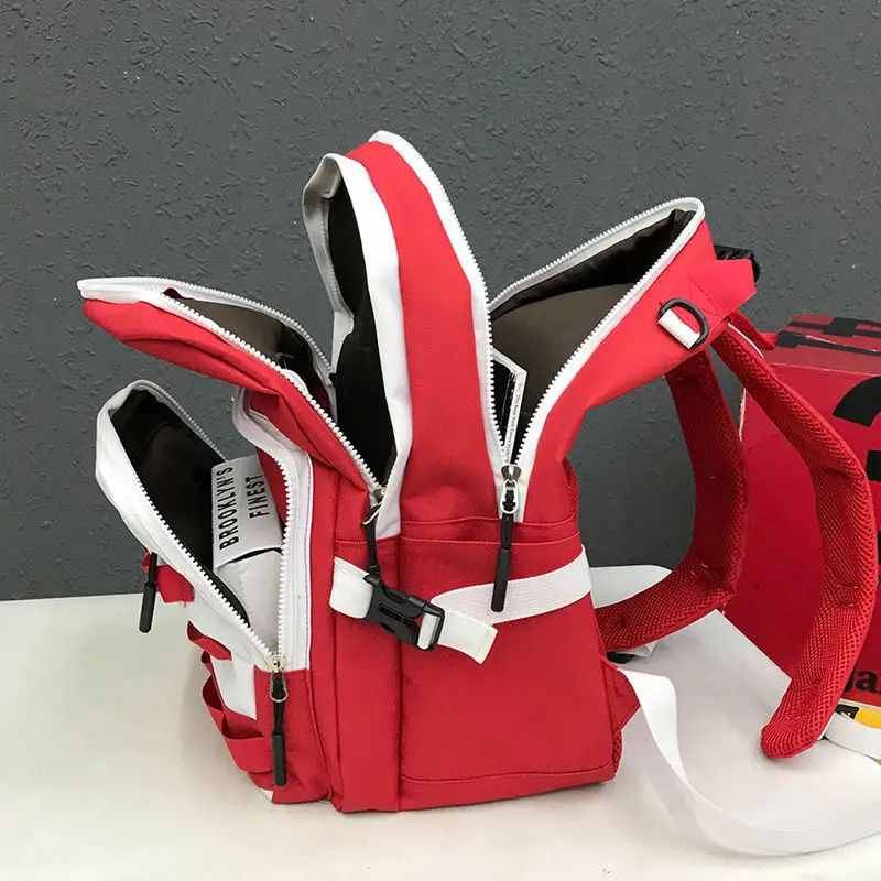 

Teenage Boys School Bags for Girls Backpack Women Bookbags Teen Student Large Capacity Multi-layer Junior High School Bag Men