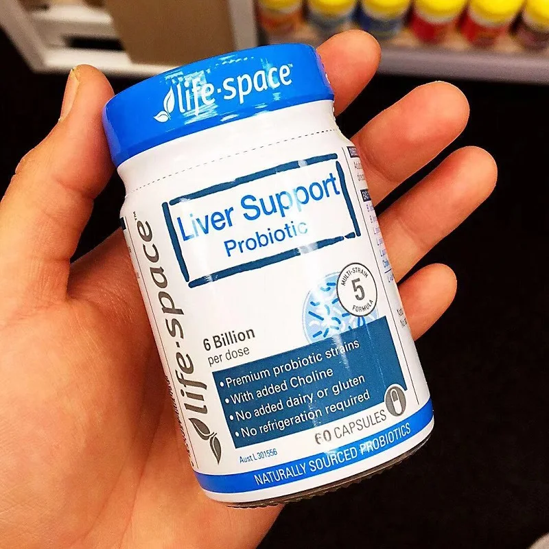 Australia Life Space Support Liver Health Function Probiotics Beneficial Bacteria Antibiotics Supplement Immune Digestive System