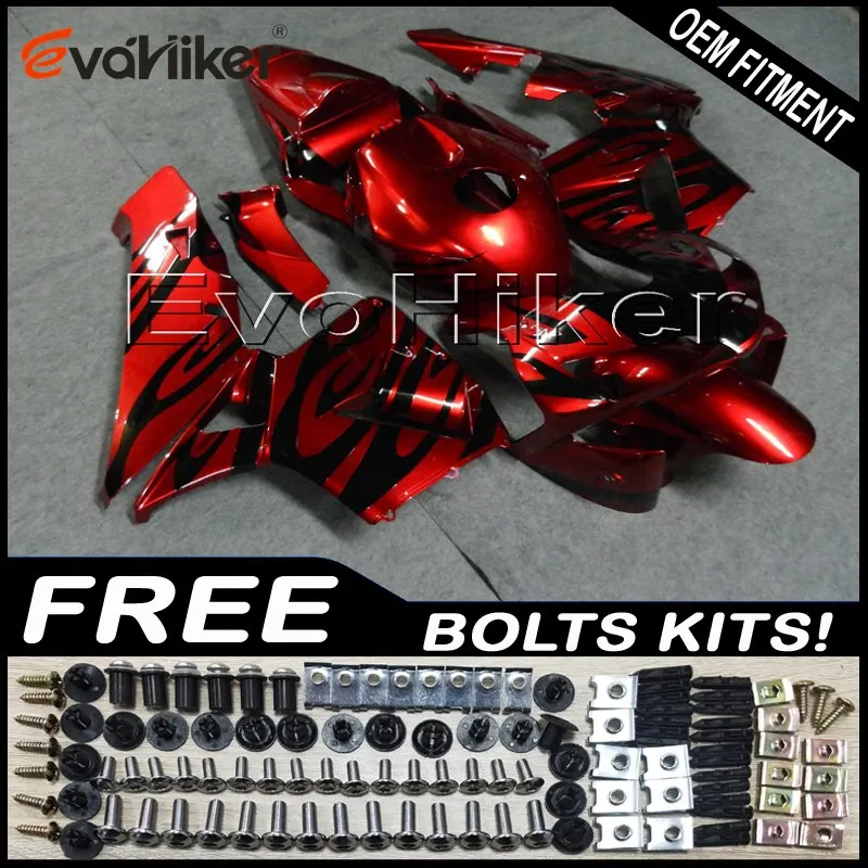 Комплект обтекателей из АБС-пластика для CBR600RR 2005 2006 red F5 05 06 панели мотоцикла