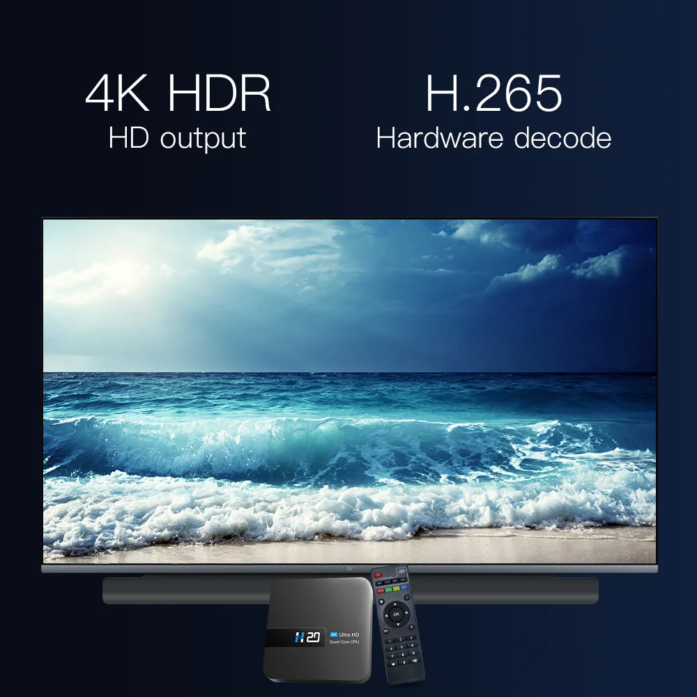 ТВ приставка HONGTOP android 10 2 4G Wi Fi + 16 ГБ 4K HD 3D видео H.265|ТВ-приставки и медиаплееры| |