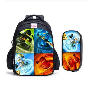 

16 Inch Super Hero Batman Ninja Backpack For Children School Bags Cartoon Book Backpack Daily School Backpack Gift