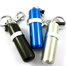 3 шт./лот мини топливная канистра Зажигалка-брелок жидкость для масла Зажигалка Ourdoor Спорт подарок ключ Chian