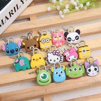 

Lock-Padlock Drawer-Cabinet Backpack Suitcase Luggage Metal Mini Cute Handbag Cartoon For Traveling Outdoor Backpack Security