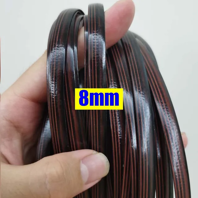 82 Types 10 Meters PE Flat Round Synthetic Rattan Material DIY Weaving Rope Knit Repair Furniture Bed Sofa Chair Table Basket 4