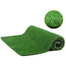 Tapis de gazon artificiel en plastique, décoration de paysage, pelouse verte de haute qualité pour intérieur et extérieur, 1/2M