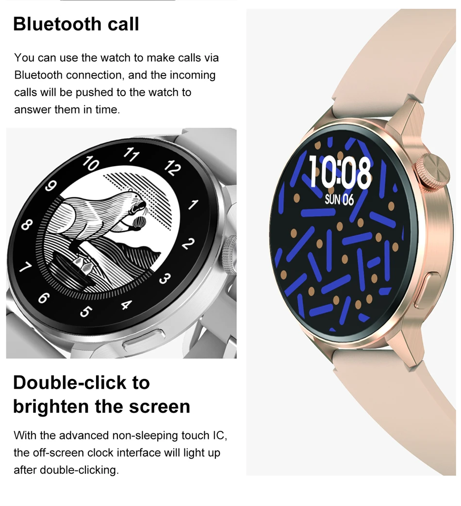 2022 New NFC Smart Watch Men Smart Bluetooth Call Sport GPS Track Smartwatch Women Heart Rate ECG PPG Smartwatch For Android ios