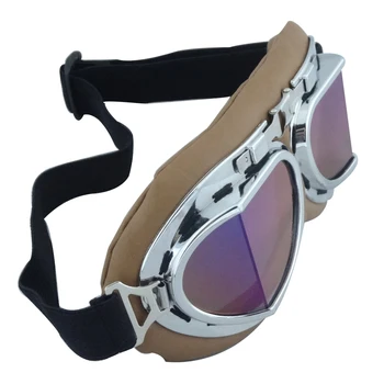 

TDPRO Motorcycle Goggles ATV Off Road Dirt Bike Copper Helmet DustProof Racing Fashion Glasses Windproof Dustproof UV Protection