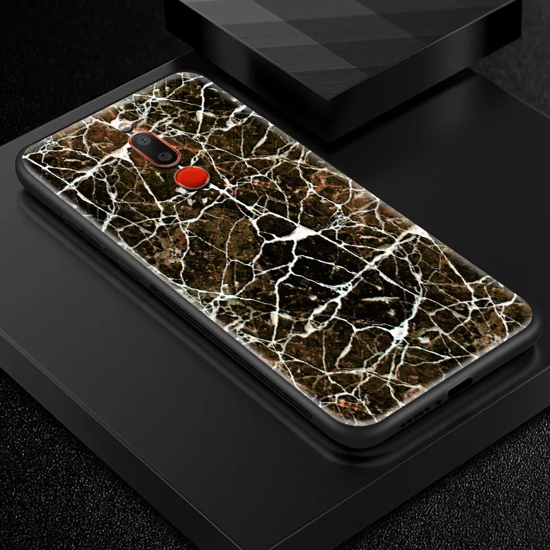 Чехол из закаленного стекла для Meizu 16s 16th Plus 16X M6T M882Q M892Q M5 M6 M8 M9 Note Frame бампер TPU Patten Sky защитная задняя крышка - Цвет: W304
