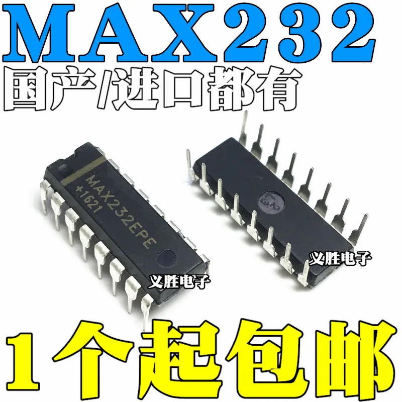 10 шт./лот/MAX232CPE MAX232EPE DIP16 RS-232High качества/