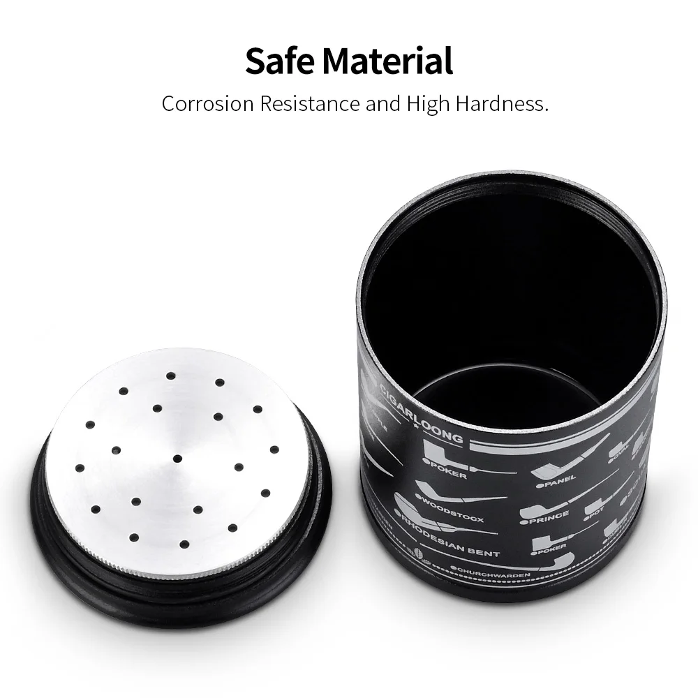 Iron Pipe Tobacco Humidor Gentlemen's Company