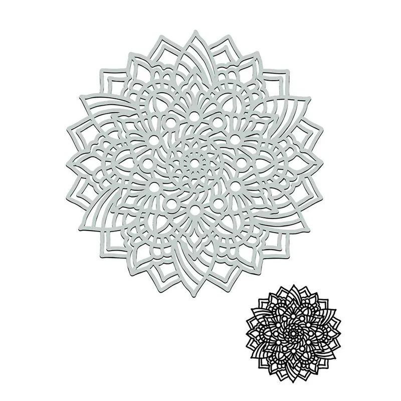 DiyArts цветок штампы металла резки для изготовления карт Скрапбукинг тиснение