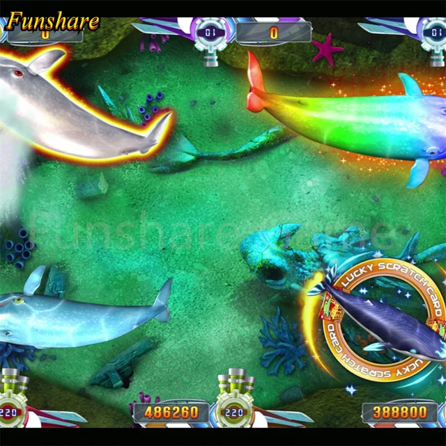 High Profit Seafood Paradise 4 USA Fish Table Fishing Hunter Gambling  Arcade Machine Board Game Kits 5