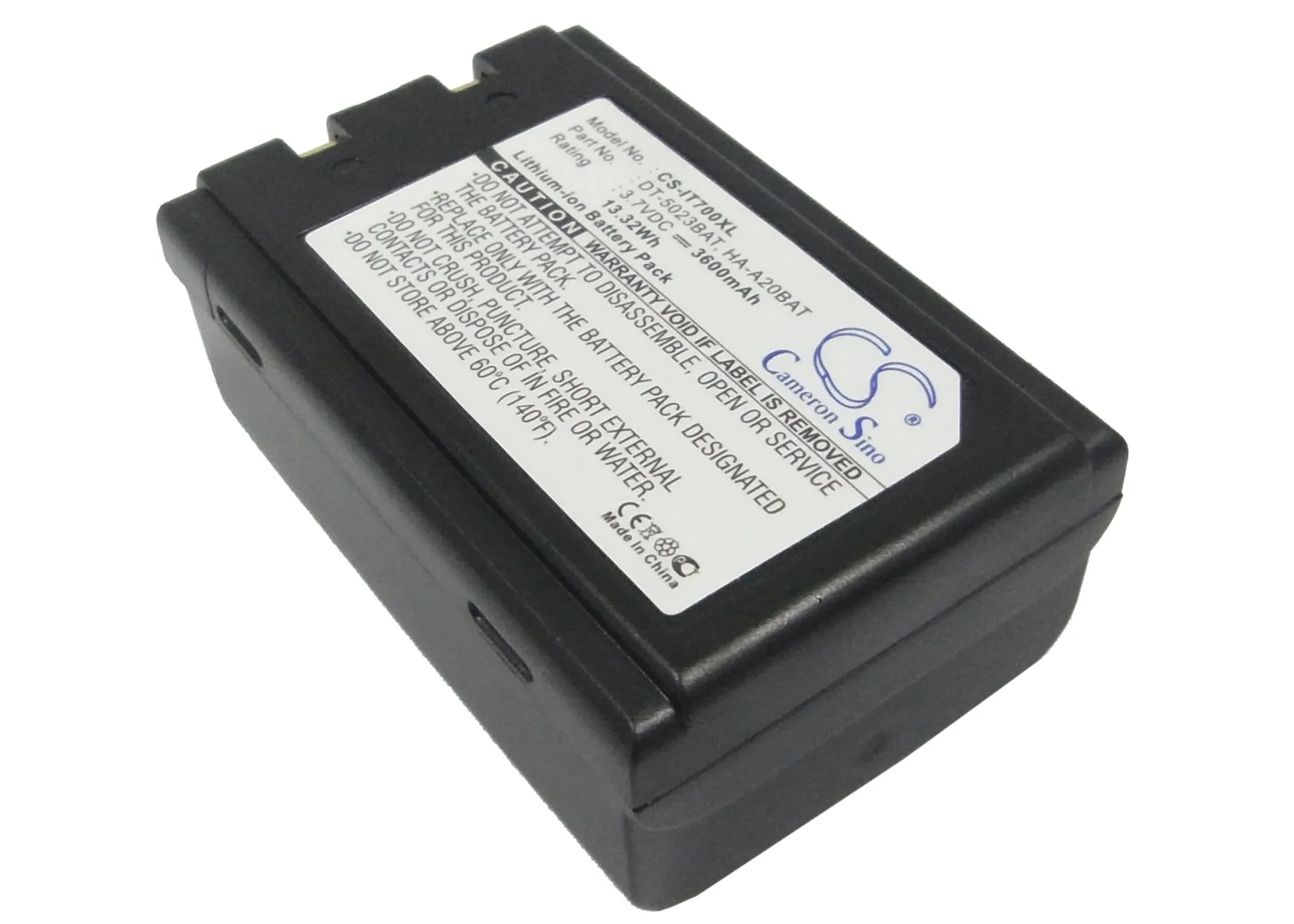 

Scanner Battery for Casio DT-X10, DT-X5, DT-X5M10E, DT-X5M10R, DT-X5M30E, 20-36098-01, 21-52319-01, 21-56383-01, 21-58236-01