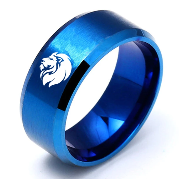 8MM Lion Titanium Ring for Men and Women For wedding rings finger rings jewelry rings ring jewelry signet ring round rings