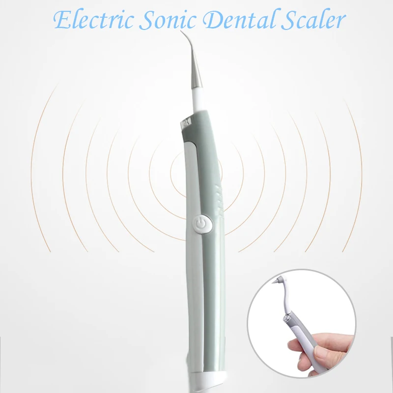 

Portable Electric Sonic Dental Scaler Tooth Calculus Remover Tooth Stains Tartar Tool Dentist Whiten Teeth Health Hygiene white