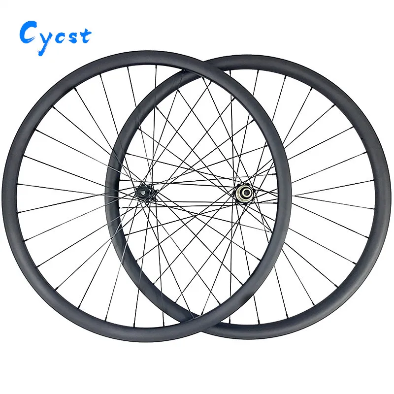 

1190g 650B MTB XC GRAVEL center lock 6 bolt wheelset tubeless carbon wheels 30mm hookless 30mm deep 12X100 15X100 12x142 11s 12s