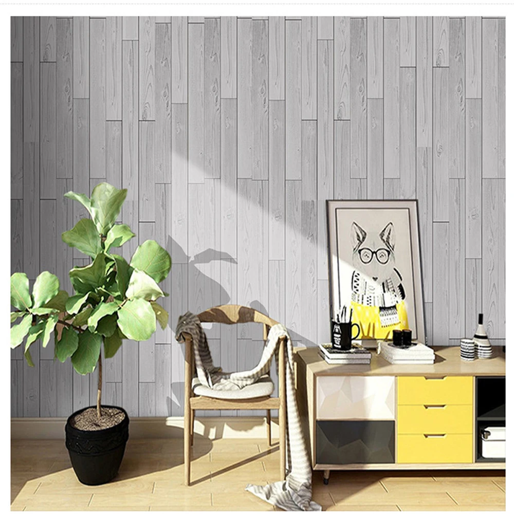 

3M Wood Grain Wall Stickers Paper For Walls Decor Embossed 3D Wall paper Rolls For Bedroom Living room Sofa TV Background
