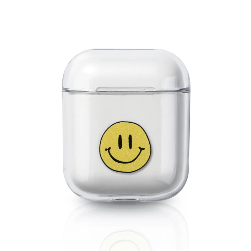 010 Модный прозрачный ТПУ чехол для Airpods 2 1 чехол силиконовые аксессуары для наушников Air Pods Apple защитный бампер чехол для наушников - Цвет: 010