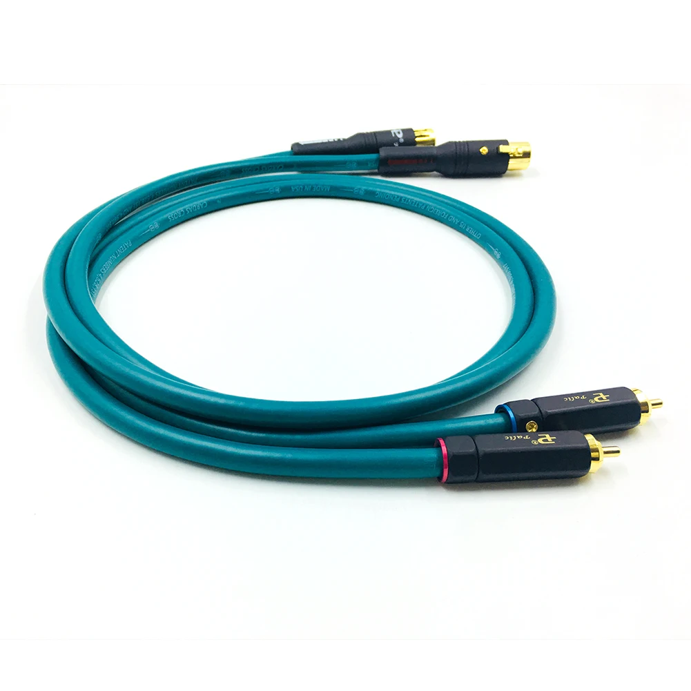 1 пара Hifi Cardas XLR для RCA Межблочный кабель Hi end штекер женщин аудио с Позолоченный