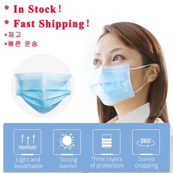 

200Pcs PM2.5 Mouth Mask Anti Haze Dust Mask Nose Filter Windproof Face Mouth Against dust Fabric Cloth Respirator