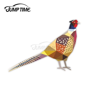 

Jump Time Pheasant Bird Vinyl Stickers Shooting Game Cool Sticker Laptop JDM Decal Car Wrap Bumper Trunk Truck Graphics