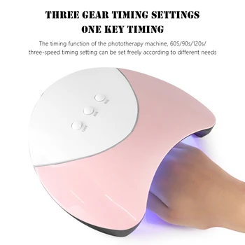 

36W Uv Led Lamp for Drying Nails Nail Lamp for Manicure Machine Gel Curing Dryer Intelligent Sensing Phototherapy Tools
