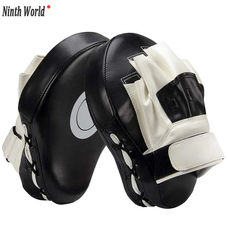 Boxing Punching Bag 1/2pcs Curved Boxing Bag Boxing Equipment Focus Punching Bags For Taekwondo Muay Thai Karate Adults Kids PU Training Paws Pads