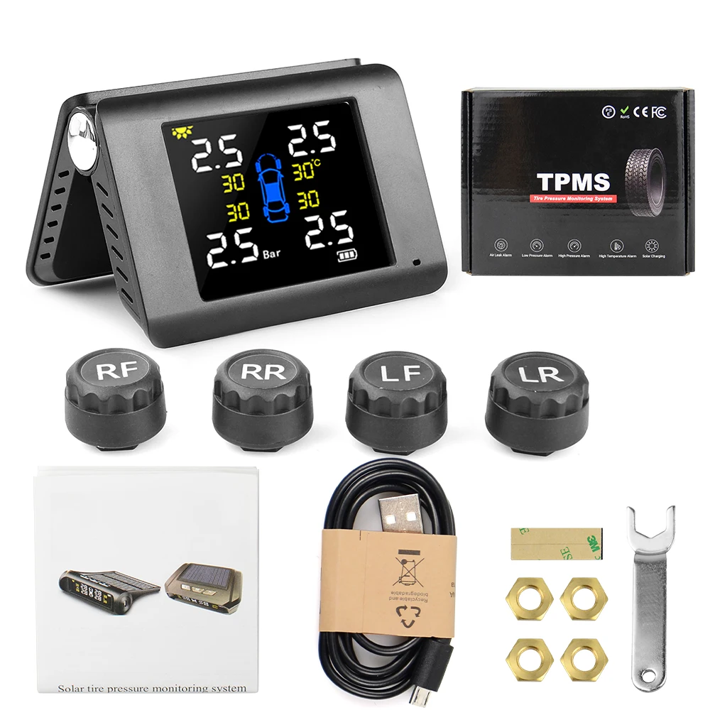 ο TPMS  ڵ Ÿ̾ з ͸  ý, ¾籤 LED ÷ 4   Ǵ ܺ 