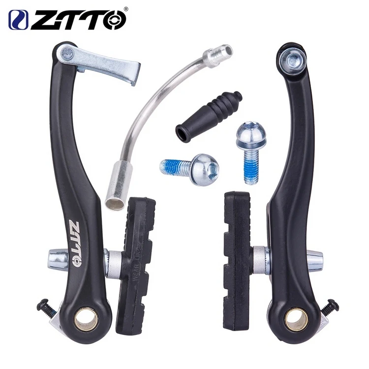 

New ZTTO 1 Pair MTB BMX Cruiser Linear Pull V Brake Caliper Set with Brake Pads for Mountain Bicycle Road Bike Cycling Equipment
