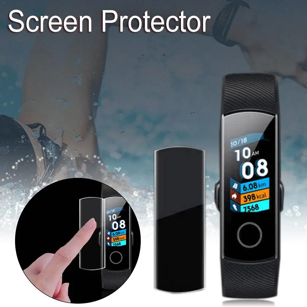 

Anti-fingerprint Protective Film For Huawei Honor Bracelet 5 Full Screen TPU Screen Protector Film For Huawei Honor Band 5