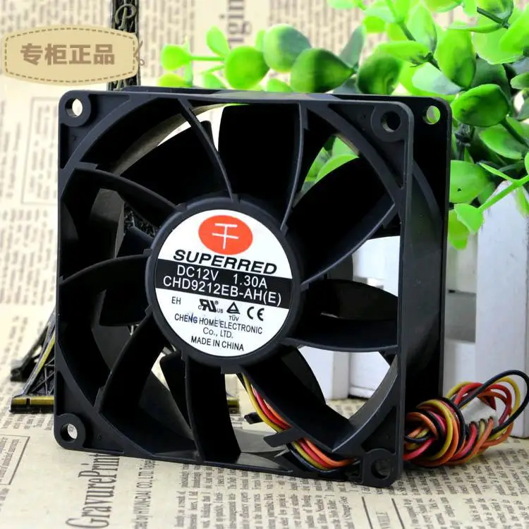 Новинка для ванн 9038 4-проводной 12v1. 30a9cm врубовая машина вентилятор охлаждения CHD9212EB-AH(E