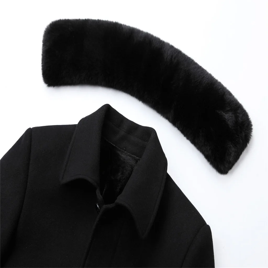 Бренд TANG, чистый цвет, шерсть и смесь, мужские куртки с длинным рукавом, зима, элегантные мужские куртки, черные, серые, красные, теплые мужские пальто