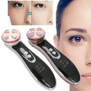 

Household RF Face Skin Rejuvenation Tightening Instrument Micro current EMS Facial Beauty Machine Photon Therapy Massager