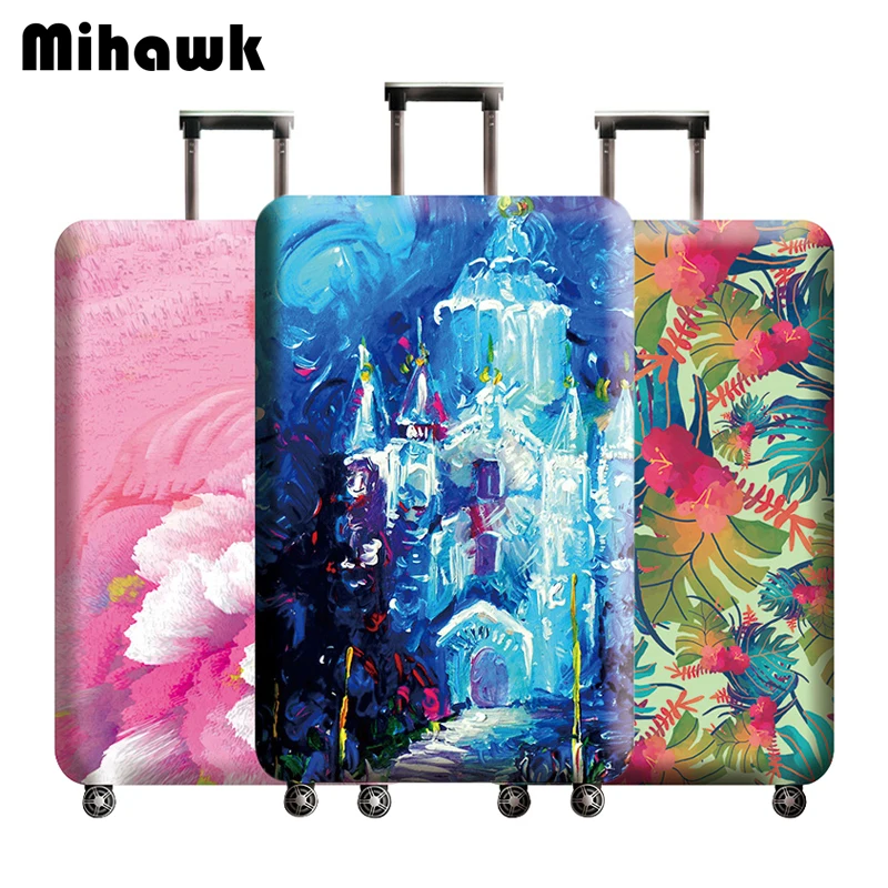

Mihawk Art Pattern Luggage Protective Covers Thicker Stretch Suitcase Cover Protector Dust Travel 18 To 32 Inches Accessories