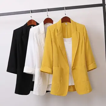 

2020 Spring New Women Clothing Large Size M-4XL Women's Suit Jacket Loose Casual Thin Women Blazer Fashion Wild Coat Female